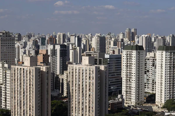 Construyendo Ciudad Sao Paulo América Del Sur Brasil — Foto de Stock