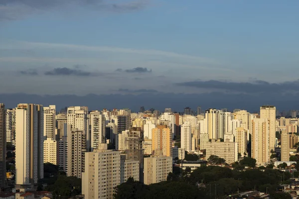 Vista Aérea Ciudad Sao Paulo Vista Aérea Las Grandes Ciudades — Foto de Stock