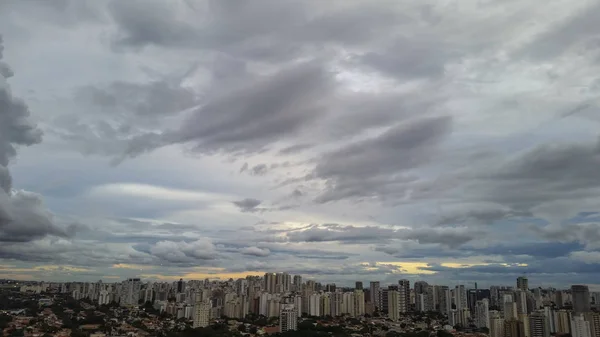 Lluvia Que Llega Sao Paulo Brasil —  Fotos de Stock
