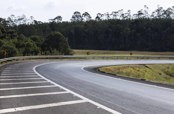 Motorvägen Vacker Solig Dag Highway Castelo Branco Sao Paulo Brasilien — Stockfoto
