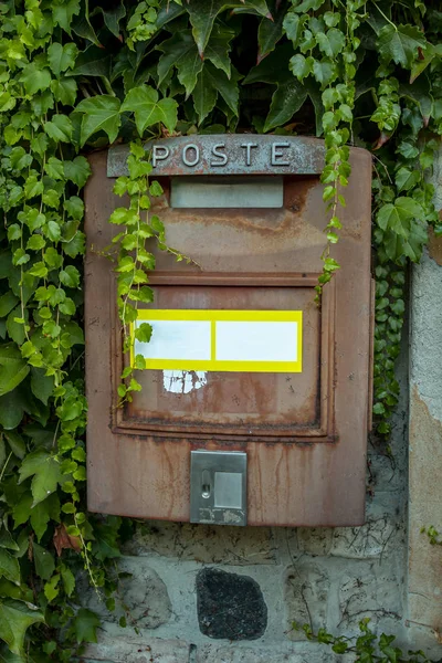 Des Boîtes Aux Lettres Extérieures Boîte Aux Lettres Fer Italienne — Photo