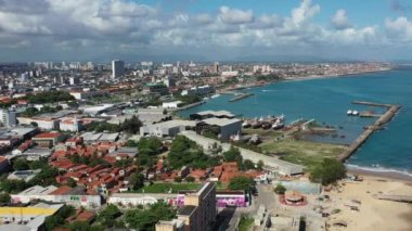 Fortaleza şehrinin seyahat teması, seyahat teması. Ziyaret edilecek ve hatırlanacak yerler. Fortaleza Şehri, Ceara Eyaleti, Brezilya. 