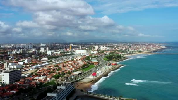 旅行的回忆 南美洲 Ceara 巴西州 Fortaleza 市的旅行记忆 旅行主题 参观和记忆的地方 — 图库视频影像