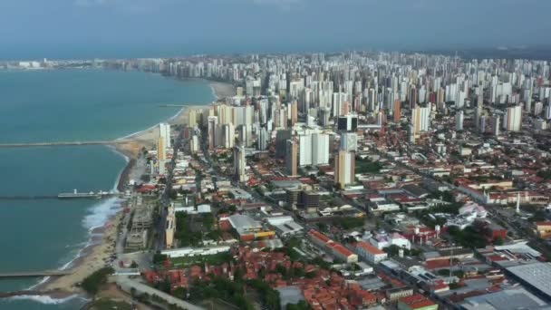 旅游城市 南美洲塞阿拉州福塔莱萨市 — 图库视频影像