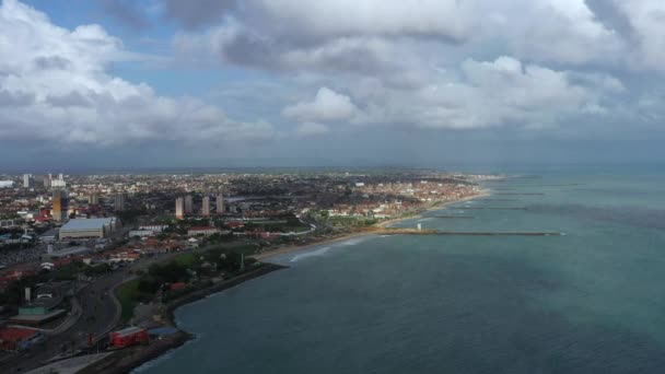 Τουριστική Πόλη Πόλη Της Fortaleza Πολιτεία Της Ceara Βραζιλία Νότια — Αρχείο Βίντεο