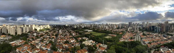 Panorámás Kilátás Sao Paulo Városára Brazília Dél Amerika — Stock Fotó