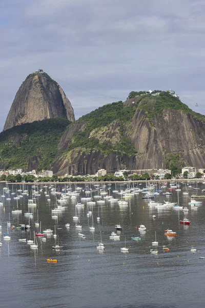 Híres Hegyek Világon Sugarloaf Mountain Rio Janeiro Brazília — Stock Fotó