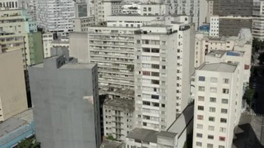 Sao Paulo, Brezilya, Güney Amerika 'nın panoramik manzarası. 