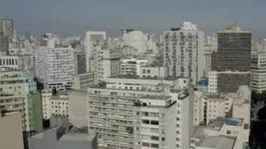 Sao Paulo, Brezilya, Güney Amerika 'nın panoramik manzarası. 