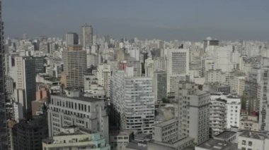Sao Paulo, Brezilya, Güney Amerika 'nın panoramik manzarası. 