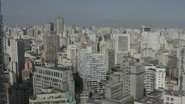Vista Panorámica Ciudad Sao Paulo Brasil Sudamérica — Vídeos de Stock