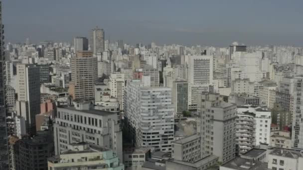 Sao Paulo Brezilya Güney Amerika Nın Panoramik Manzarası — Stok video