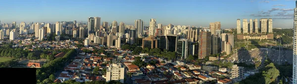 Sao Paulo, Brezilya, Güney Amerika 'nın panoramik manzarası. 