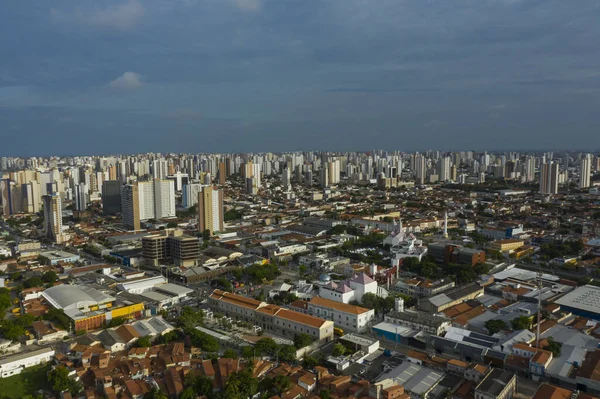 Vista Panorámica Hermosas Ciudades Ciudad Fortaleza Estado Ceara Brasil América — Foto de Stock