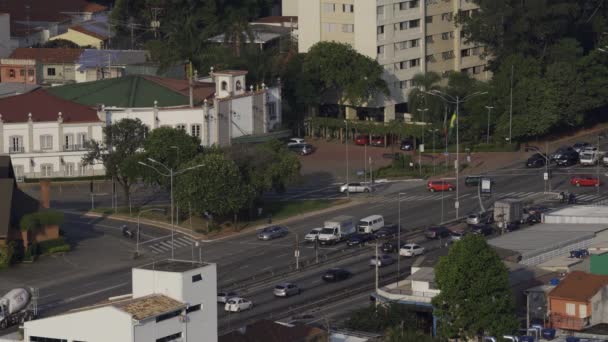 Quarantäne Städten Durchbrechen Coronavirus Stadt Sao Paulo Brasilien Südamerika — Stockvideo