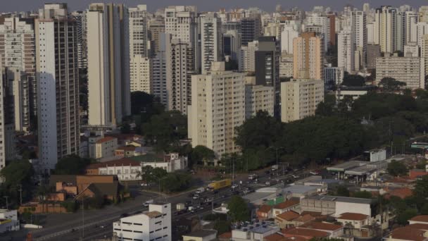 Нарушение Карантина Городах Коронавирус Город Сао Паулу Бразилия Южная Америка — стоковое видео