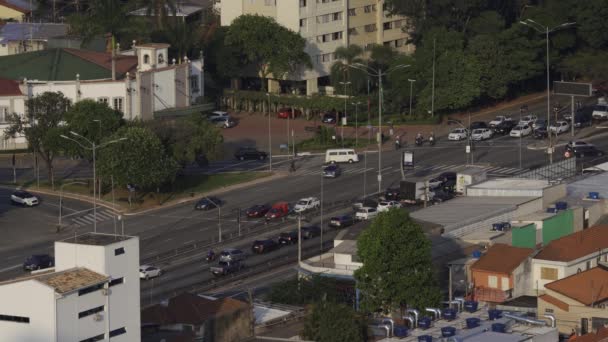 Quarantäne Städten Durchbrechen Coronavirus Stadt Sao Paulo Brasilien Südamerika — Stockvideo