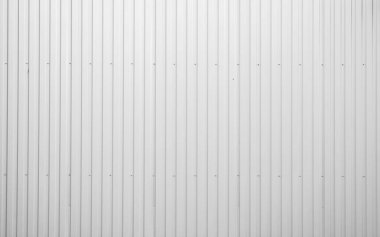 Duvarın beyaz katmanlı metal doku yüzeyi. Çelik arka planı galvanize et.