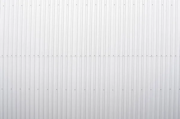 White Corrugated metal sheet texture surface of the wall. Galvanize steel background.