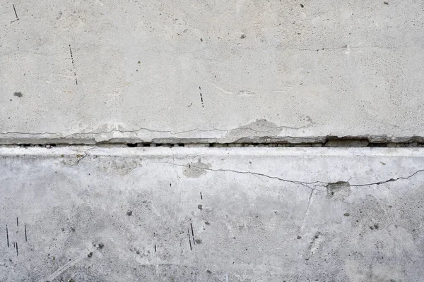 Текстура старої бетонної стіни для тла. Білий бетонний фон стіни з тріщинами над отворами . — стокове фото