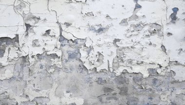 Arka planda gri çimento dokusu ile kaplı çatlak beton duvar tasarımda kullanılabilir. Çatlak ve delikli kirli beton doku..