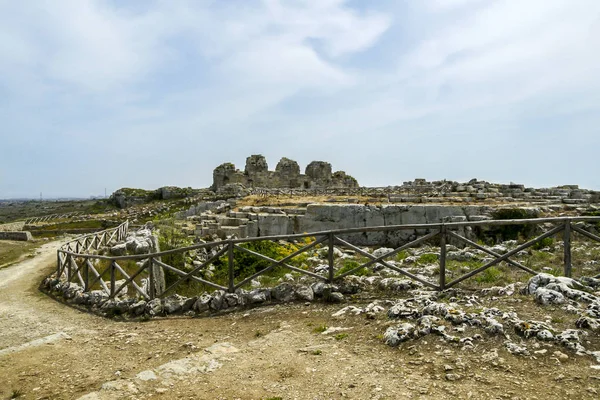 Ruines de la forteresse d'Euryalus (Castello Eurialo ) — Photo