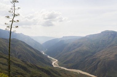 Kolombiya Chicamocha Milli Parkı çevresinde yürüyüş