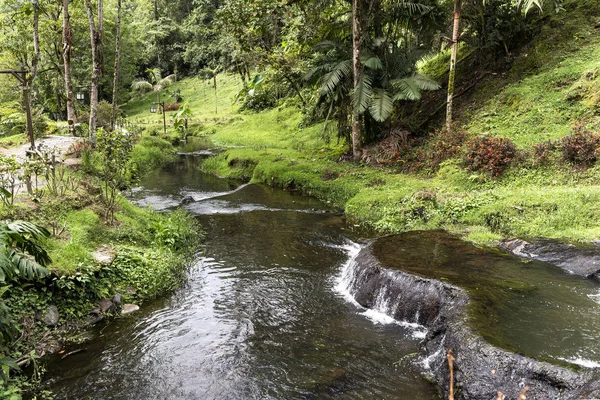 Cascadas Termales Santa Rosa Cabal Risaralda Colombia — Foto de Stock