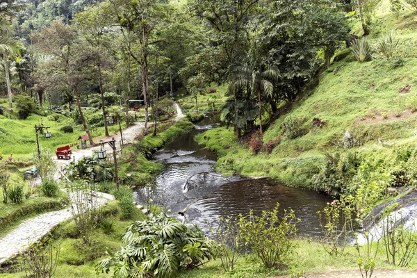 Cascadas Termales Santa Rosa Cabal Risaralda Colombia — Foto de Stock