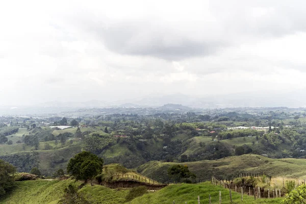 Όμορφα Αξιοθέατα Του Lookout Της Filandia Στο Quindio Κολομβία — Φωτογραφία Αρχείου