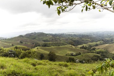 Quindio, Kolombiya 'da Filandia' nın Güzel Manzaraları.
