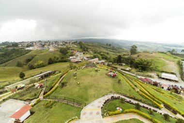 Quindio, Kolombiya 'da Filandia' nın Güzel Manzaraları.