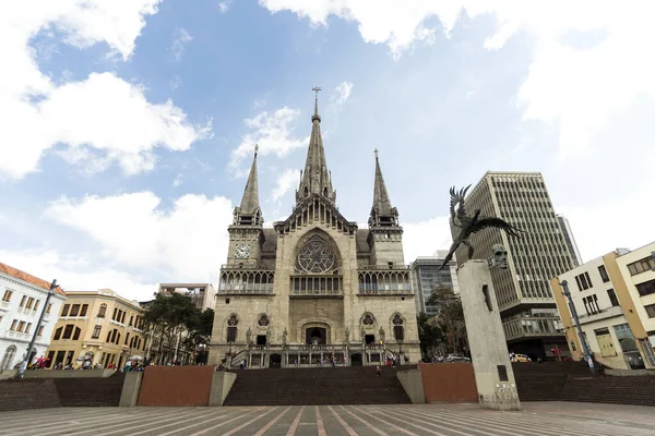 Exterieur Uitzicht Kathedraal Basiliek Van Onze Lieve Vrouw Van Rozenkrans — Stockfoto