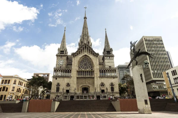 Vista Exterior Catedral Basílica Nossa Senhora Rosário Manizales Colômbia — Fotografia de Stock