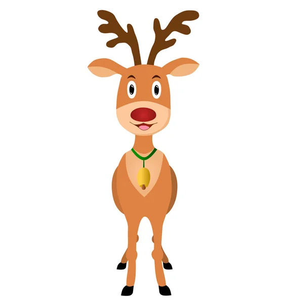 Uma figura de rena. ilustração vetor de Natal . —  Vetores de Stock