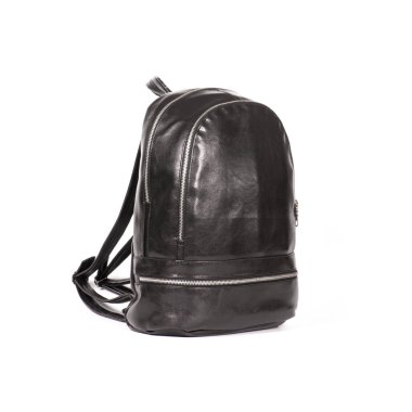 Beyaz arka plan üzerinde izole sırt çantası. Çocuk okul çantası, Evrak Çantası'nı gençler için renkli