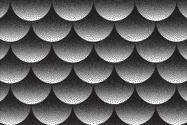 レトロな Dotwork テクスチャのベクトルの背景 — ストックベクタ