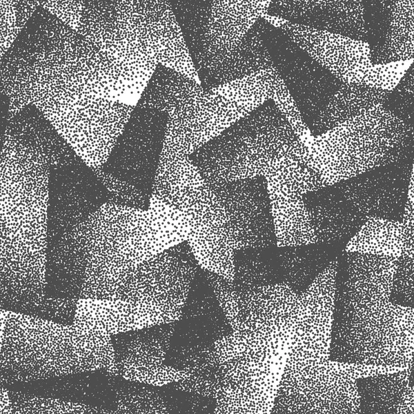 Vecteur résumé stippled bizarre sans couture modèle — Image vectorielle