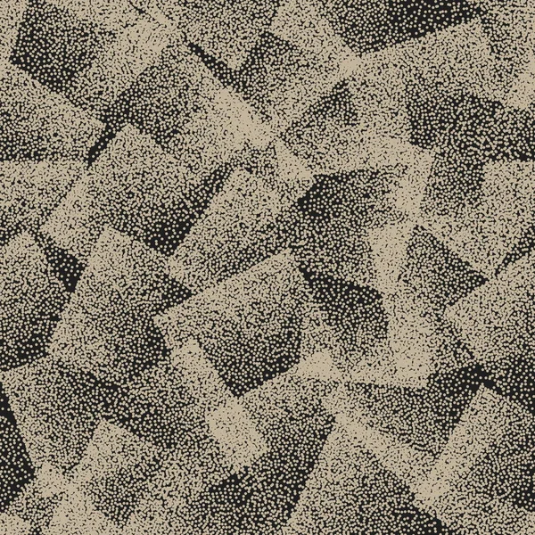 Vecteur résumé stippled bizarre sans couture modèle — Image vectorielle