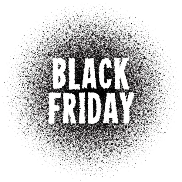 Black Friday Sale Vector Background — Stock Vector