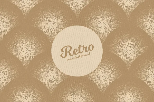 Vector Retro Dotwork Texture Arrière-plan — Image vectorielle