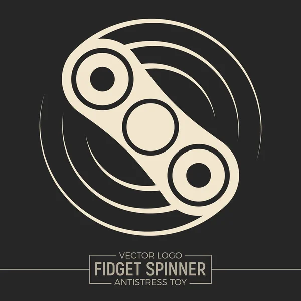 Vector Logo de Spinner Fidget — Vector de stock