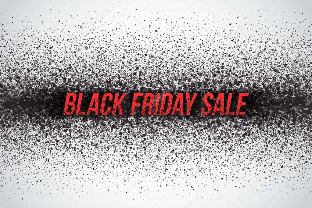 Black Friday Sale Vector Background