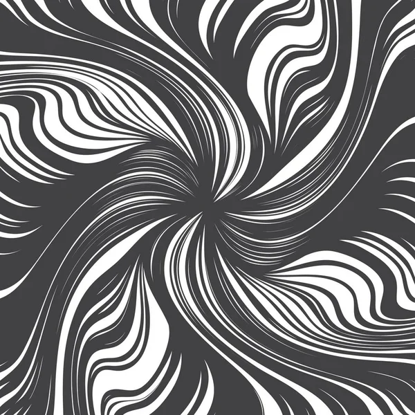 Kézzel rajzolt vektoros absztrakt forgat vonalak textúra — Stock Vector