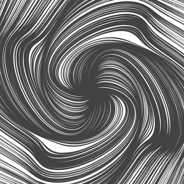 Hand Drawn Vector Abstract Twirl Lines Texture — Stock Vector