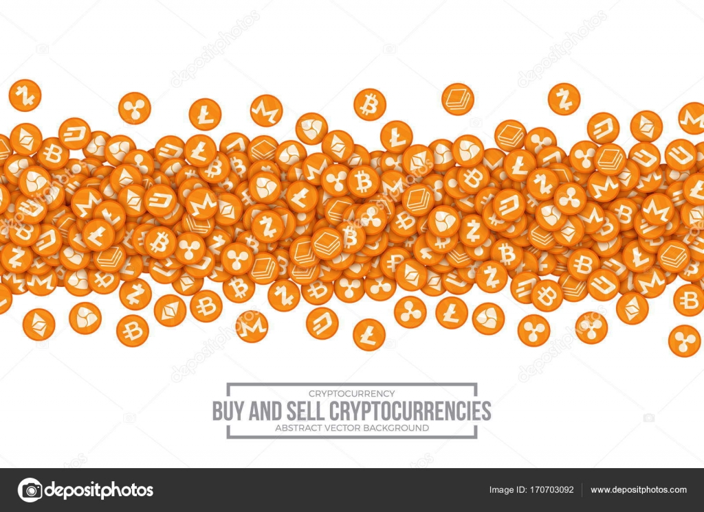 Vector 3d Cryptocurrency Bitcoin Icons Vector Image By C Yamonstro Vector Stock 170703092