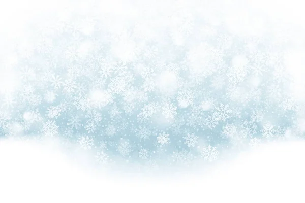 Efeito de neve de queda de Natal vetorial — Vetor de Stock