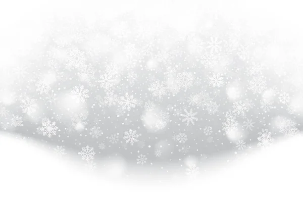 矢量圣诞降雪效果 — 图库矢量图片