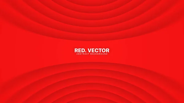 Gala de luxe 3D vectoriel rouge élégant fond abstrait — Image vectorielle