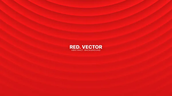 Fondo abstracto elegante del vector 3D de la cortina roja lisa — Vector de stock